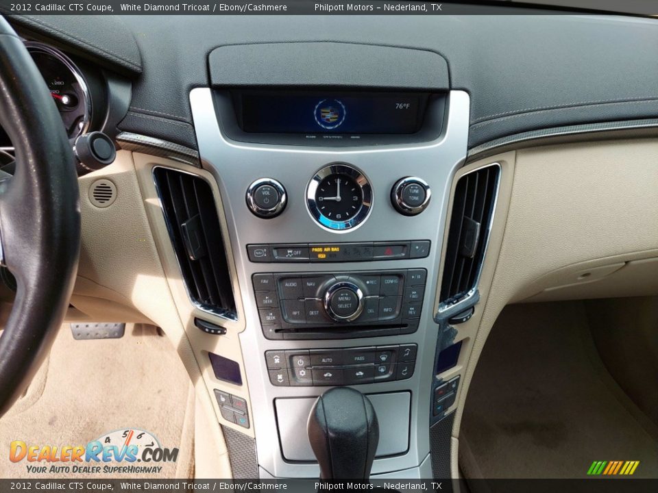 2012 Cadillac CTS Coupe White Diamond Tricoat / Ebony/Cashmere Photo #16