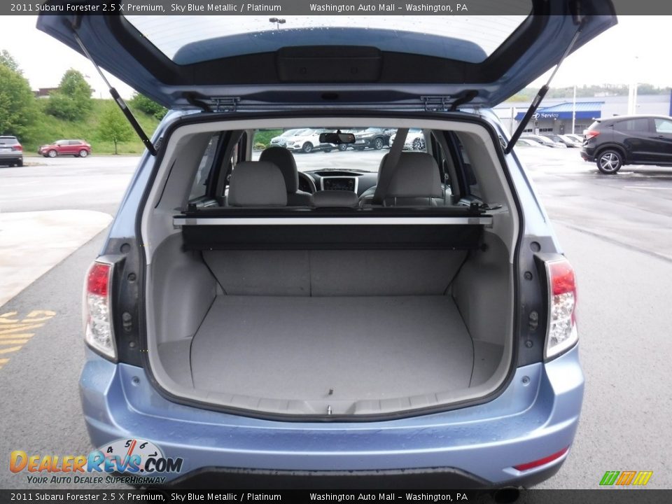 2011 Subaru Forester 2.5 X Premium Sky Blue Metallic / Platinum Photo #27