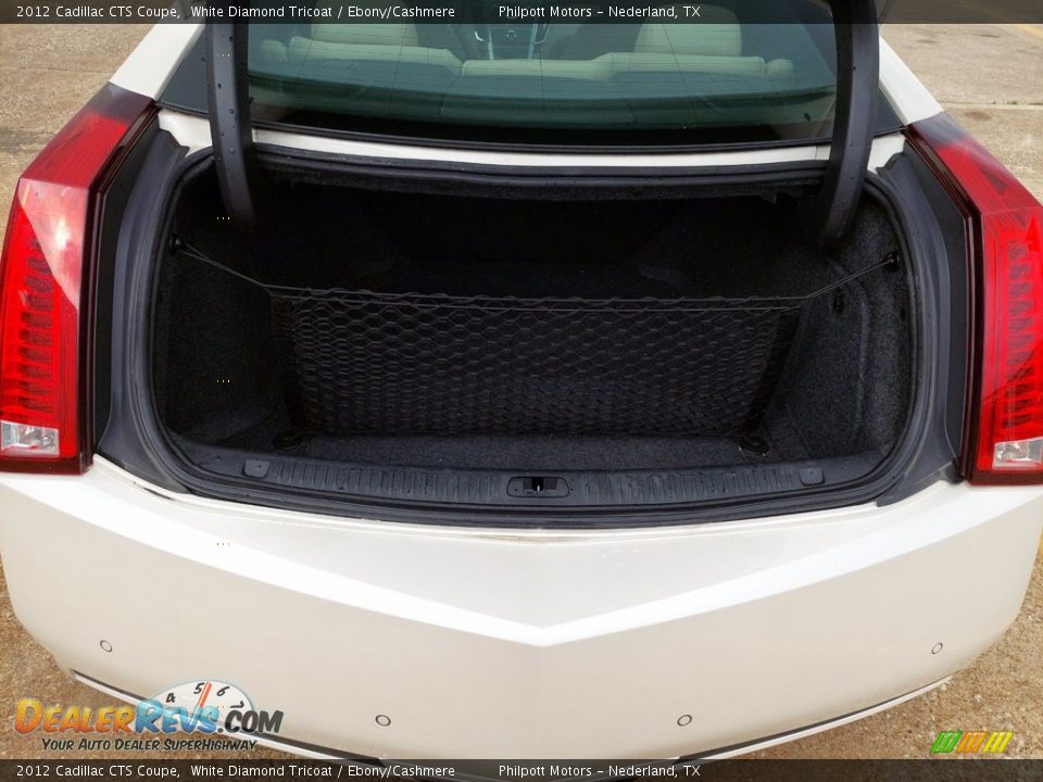 2012 Cadillac CTS Coupe White Diamond Tricoat / Ebony/Cashmere Photo #25