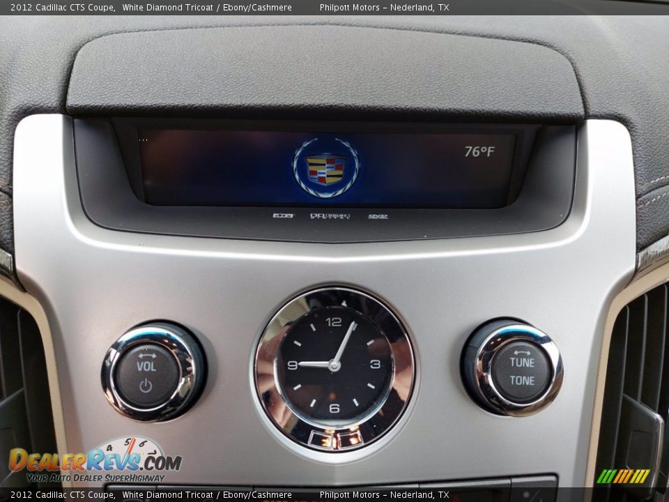2012 Cadillac CTS Coupe White Diamond Tricoat / Ebony/Cashmere Photo #29