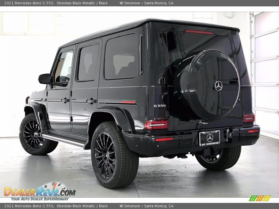 2021 Mercedes-Benz G 550 Obsidian Black Metallic / Black Photo #2