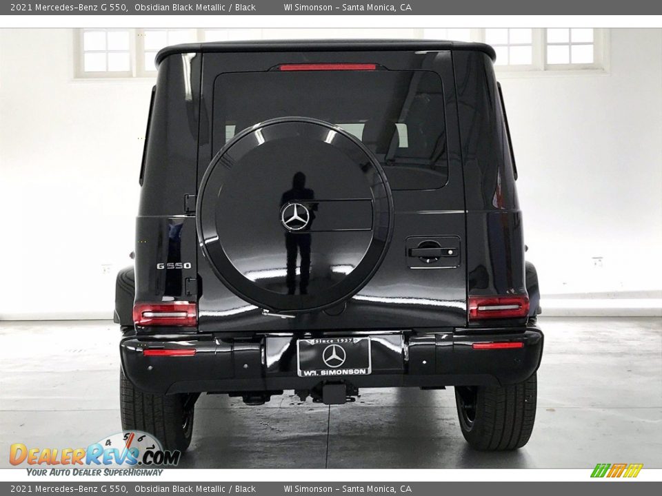 2021 Mercedes-Benz G 550 Obsidian Black Metallic / Black Photo #3