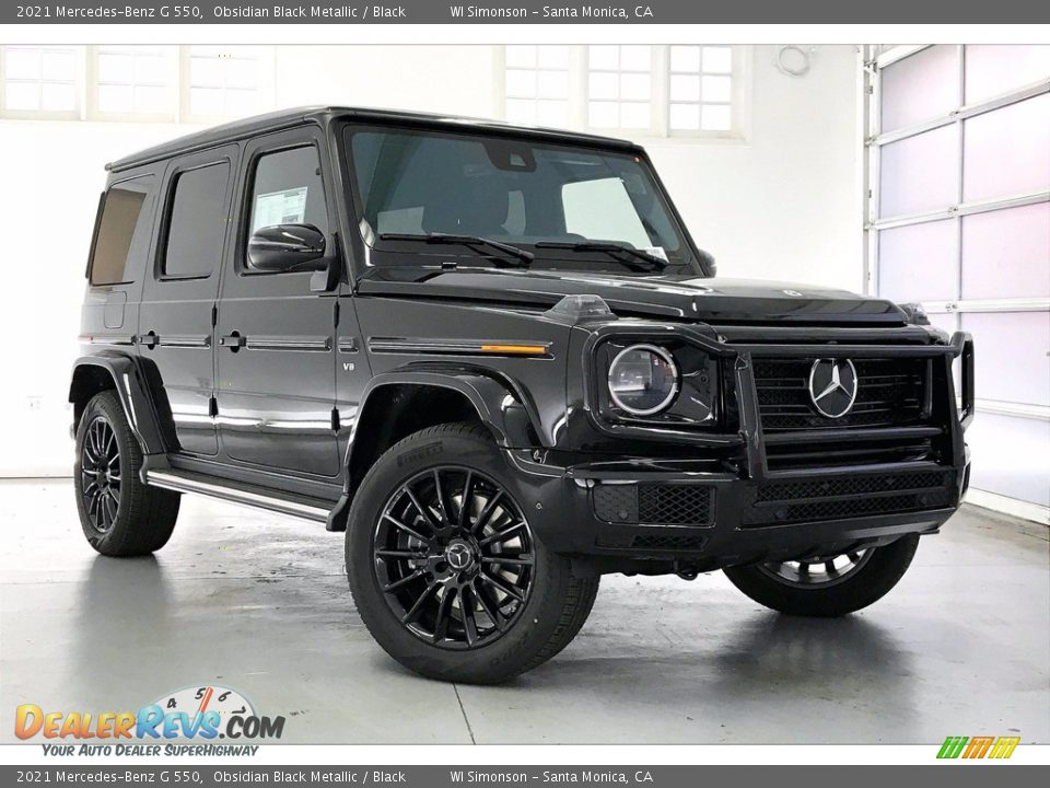 2021 Mercedes-Benz G 550 Obsidian Black Metallic / Black Photo #10