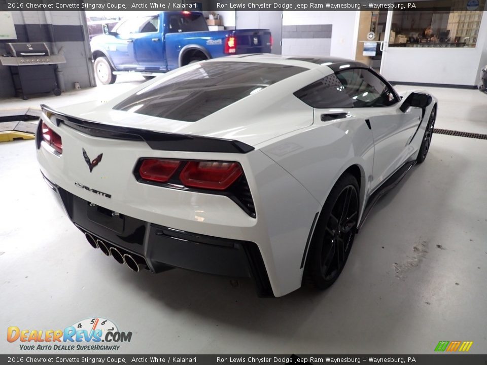 2016 Chevrolet Corvette Stingray Coupe Arctic White / Kalahari Photo #6