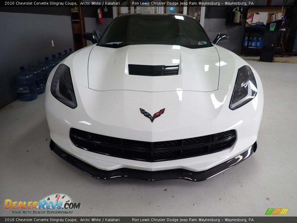 2016 Chevrolet Corvette Stingray Coupe Arctic White / Kalahari Photo #8