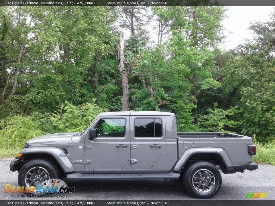 2021 Jeep Gladiator Overland 4x4 Sting-Gray / Black Photo #1