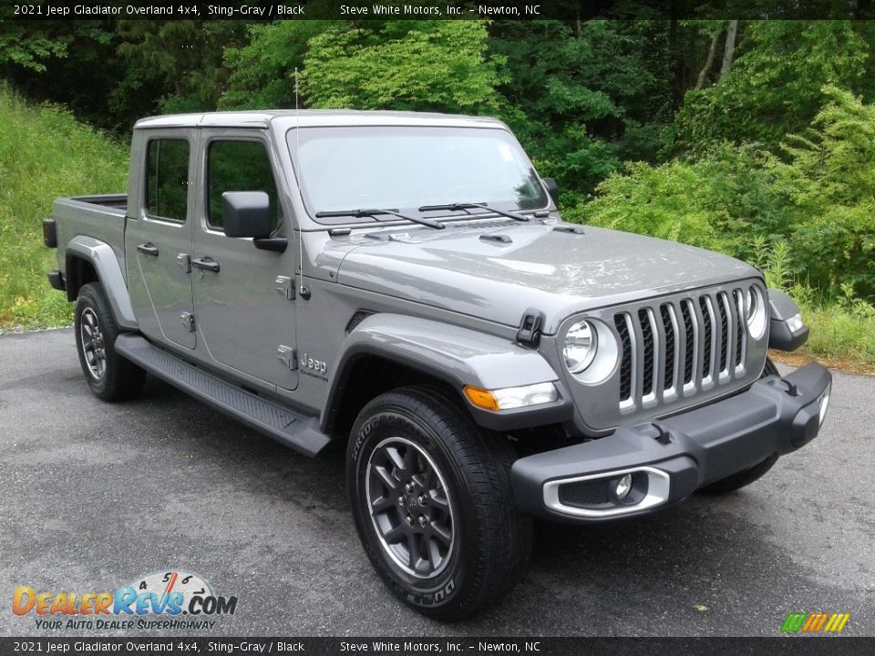 2021 Jeep Gladiator Overland 4x4 Sting-Gray / Black Photo #4