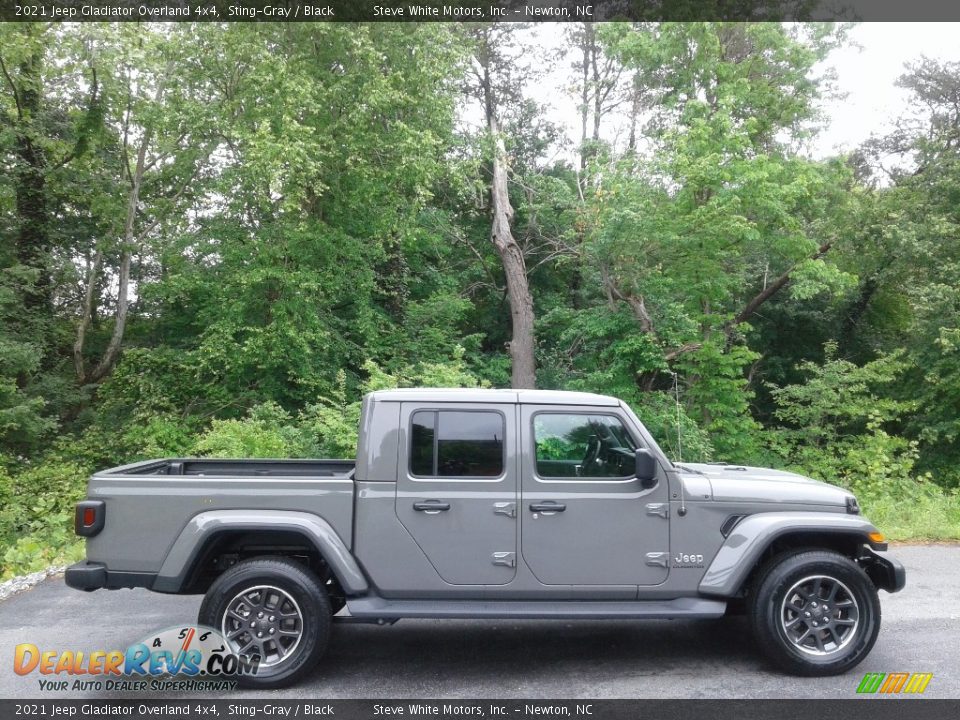 2021 Jeep Gladiator Overland 4x4 Sting-Gray / Black Photo #5