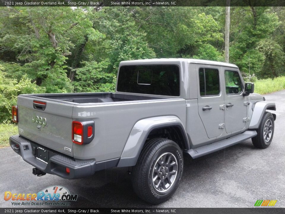 2021 Jeep Gladiator Overland 4x4 Sting-Gray / Black Photo #6