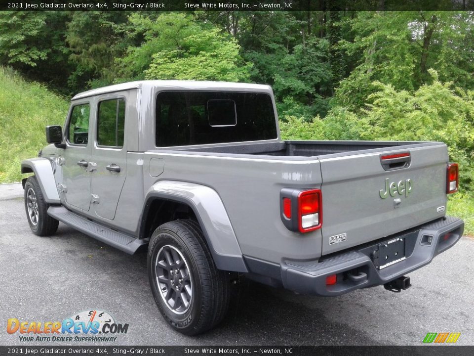 2021 Jeep Gladiator Overland 4x4 Sting-Gray / Black Photo #9