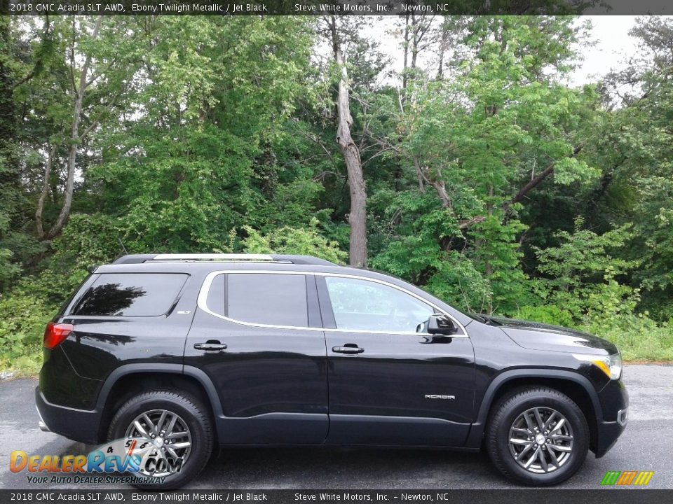 2018 GMC Acadia SLT AWD Ebony Twilight Metallic / Jet Black Photo #7