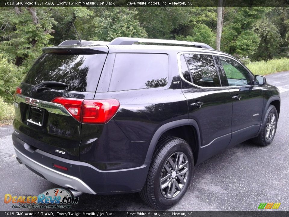 2018 GMC Acadia SLT AWD Ebony Twilight Metallic / Jet Black Photo #8