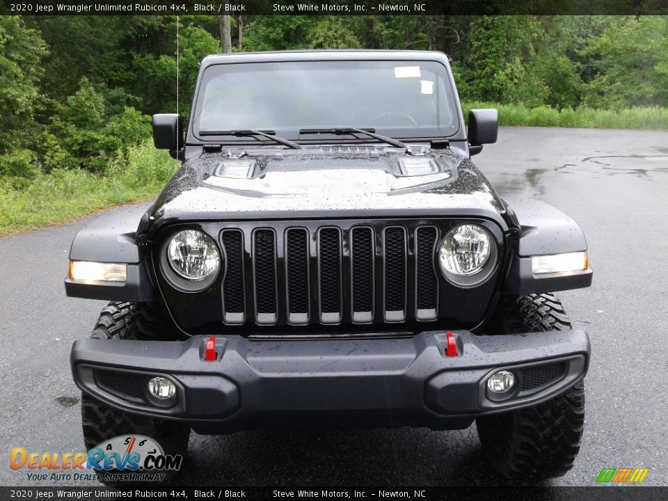 2020 Jeep Wrangler Unlimited Rubicon 4x4 Black / Black Photo #3