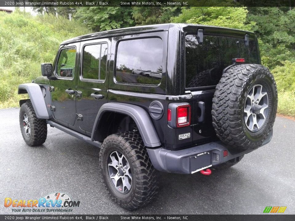 2020 Jeep Wrangler Unlimited Rubicon 4x4 Black / Black Photo #8