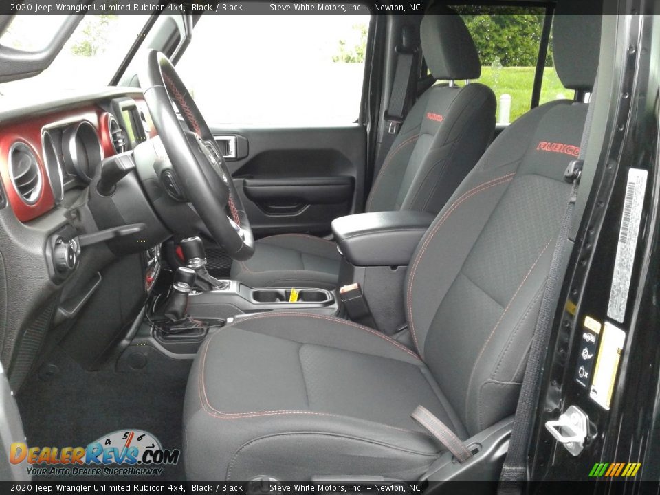 Front Seat of 2020 Jeep Wrangler Unlimited Rubicon 4x4 Photo #10
