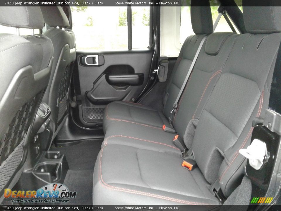 Rear Seat of 2020 Jeep Wrangler Unlimited Rubicon 4x4 Photo #13