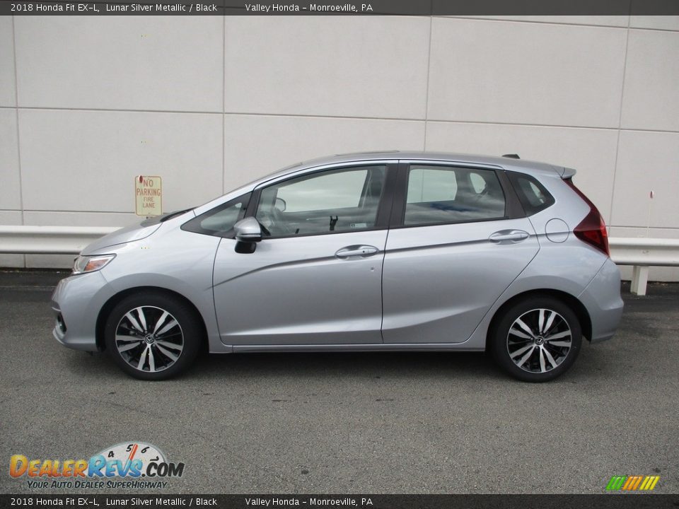 Lunar Silver Metallic 2018 Honda Fit EX-L Photo #2