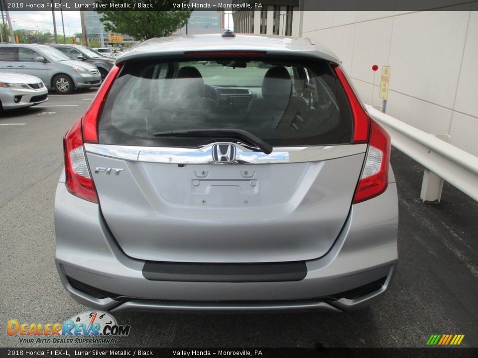 2018 Honda Fit EX-L Lunar Silver Metallic / Black Photo #4