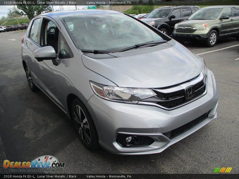 2018 Honda Fit EX-L Lunar Silver Metallic / Black Photo #7