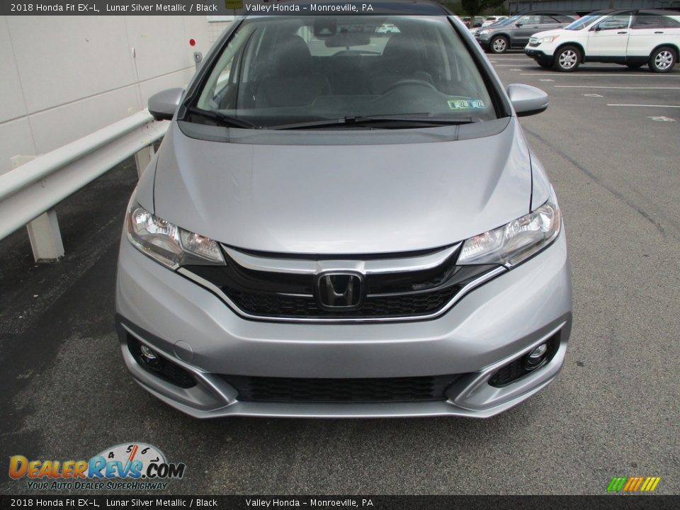 2018 Honda Fit EX-L Lunar Silver Metallic / Black Photo #8