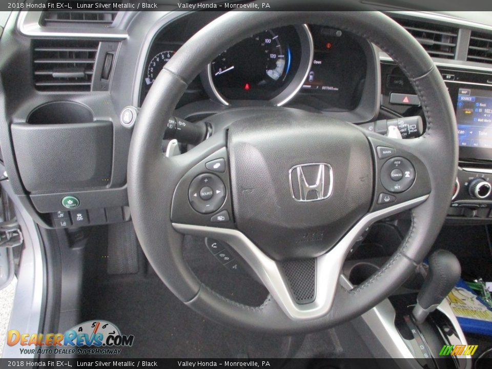 2018 Honda Fit EX-L Steering Wheel Photo #14