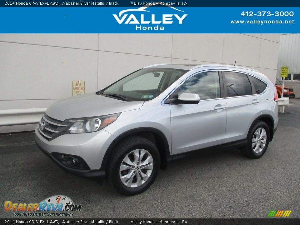 2014 Honda CR-V EX-L AWD Alabaster Silver Metallic / Black Photo #1