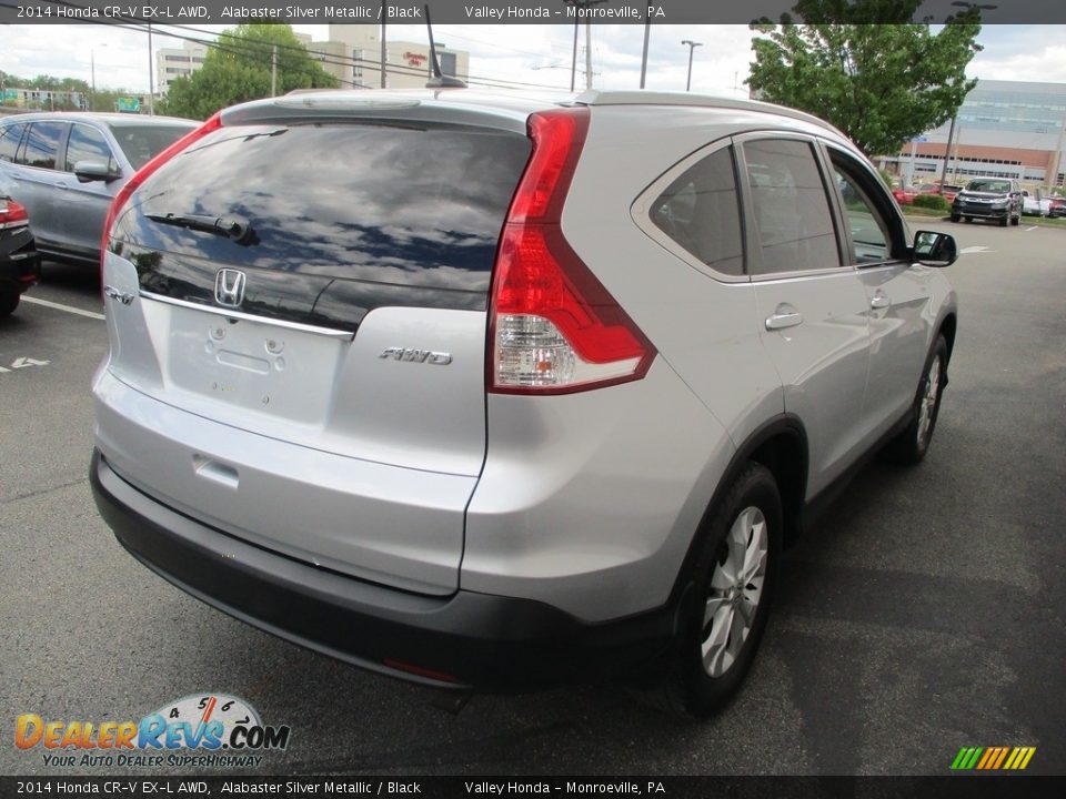2014 Honda CR-V EX-L AWD Alabaster Silver Metallic / Black Photo #5