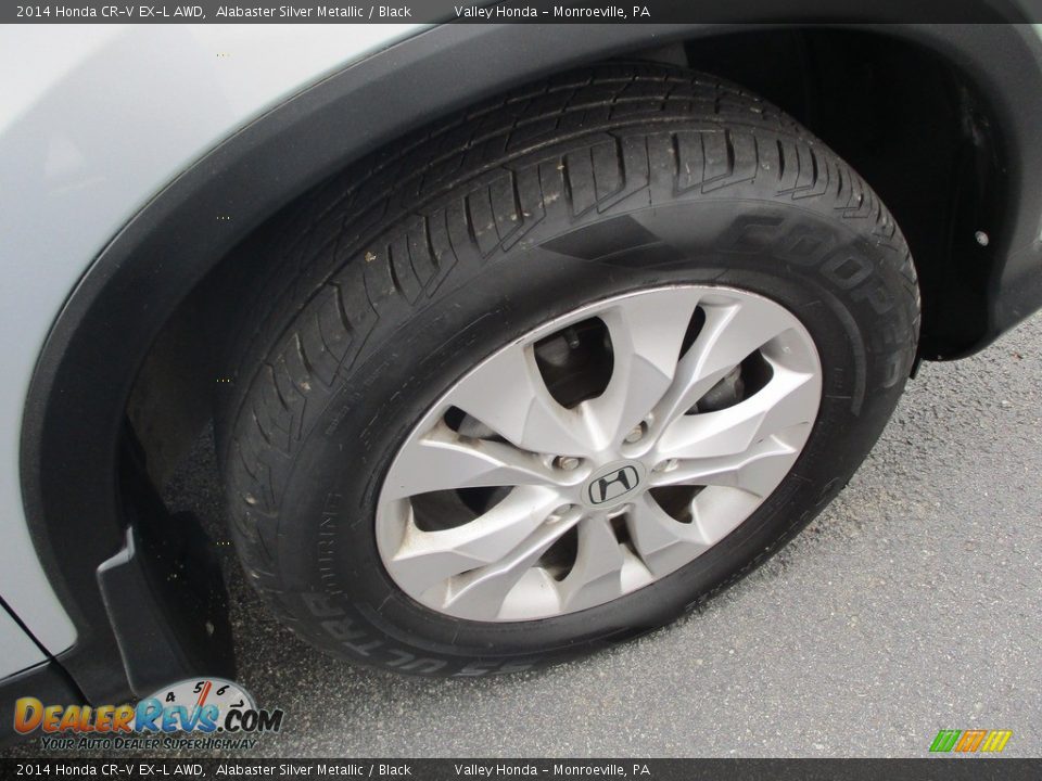 2014 Honda CR-V EX-L AWD Alabaster Silver Metallic / Black Photo #6