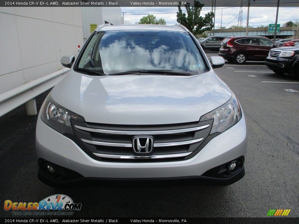 2014 Honda CR-V EX-L AWD Alabaster Silver Metallic / Black Photo #8