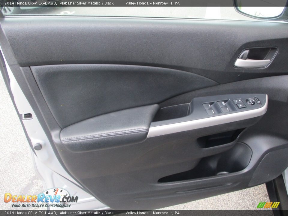 2014 Honda CR-V EX-L AWD Alabaster Silver Metallic / Black Photo #10
