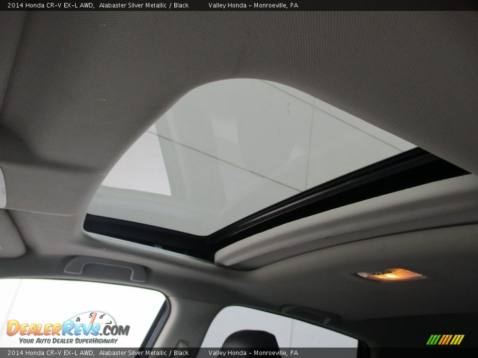 2014 Honda CR-V EX-L AWD Alabaster Silver Metallic / Black Photo #11