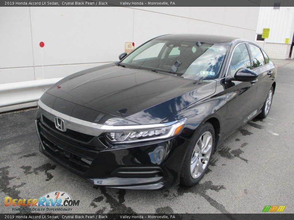 2019 Honda Accord LX Sedan Crystal Black Pearl / Black Photo #9