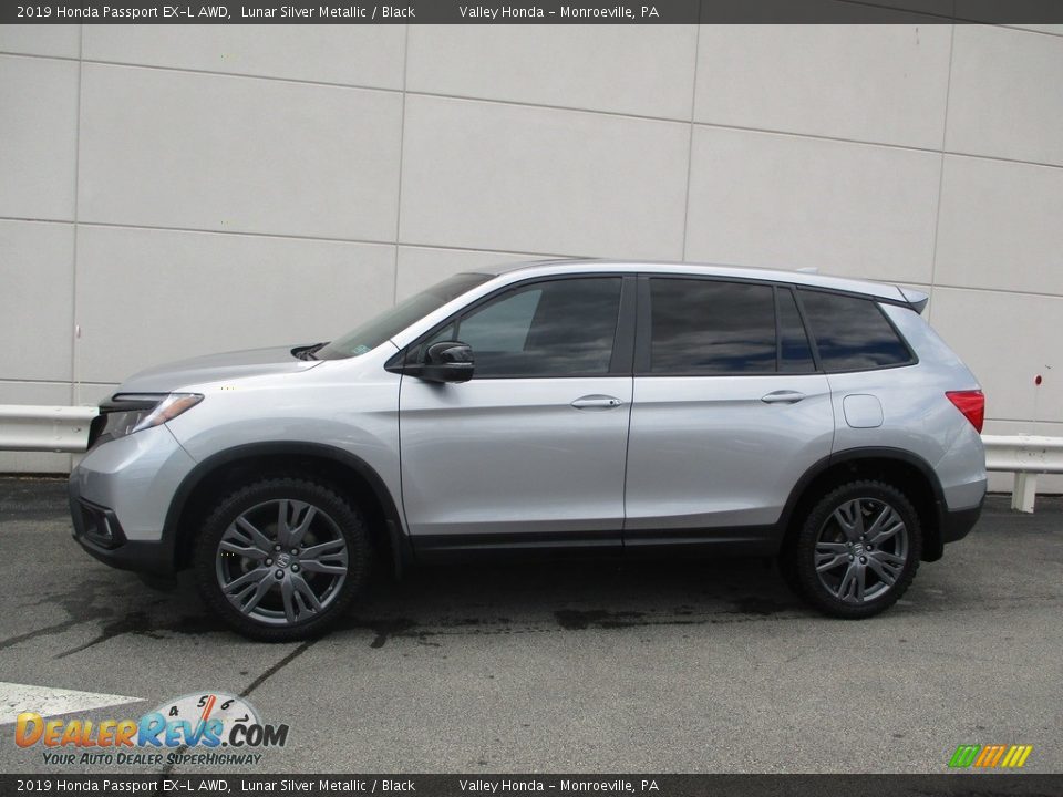 2019 Honda Passport EX-L AWD Lunar Silver Metallic / Black Photo #2