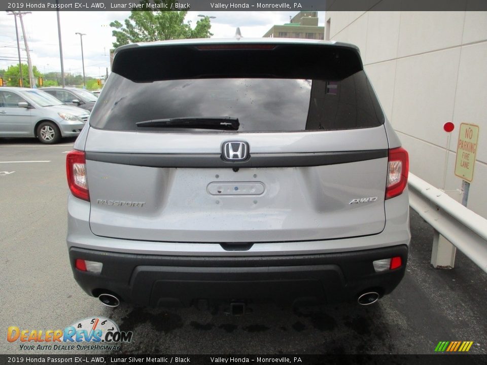 2019 Honda Passport EX-L AWD Lunar Silver Metallic / Black Photo #4