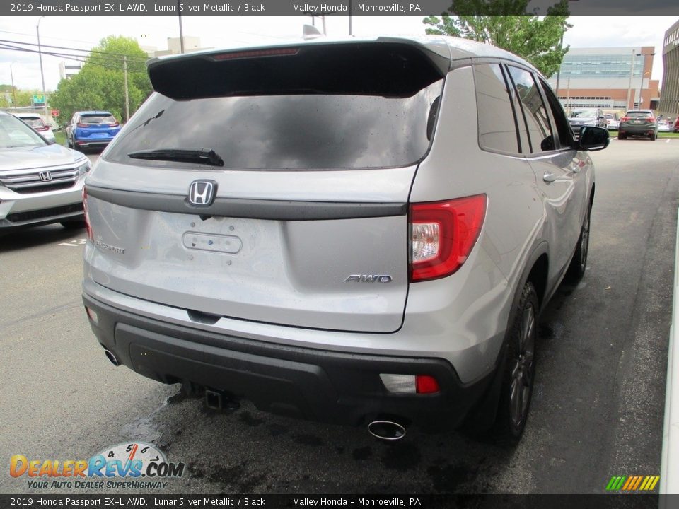 2019 Honda Passport EX-L AWD Lunar Silver Metallic / Black Photo #5