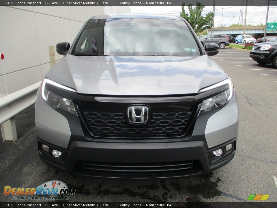 2019 Honda Passport EX-L AWD Lunar Silver Metallic / Black Photo #8