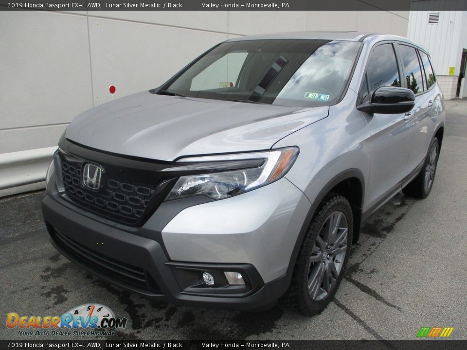 2019 Honda Passport EX-L AWD Lunar Silver Metallic / Black Photo #9