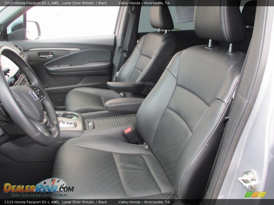 2019 Honda Passport EX-L AWD Lunar Silver Metallic / Black Photo #12