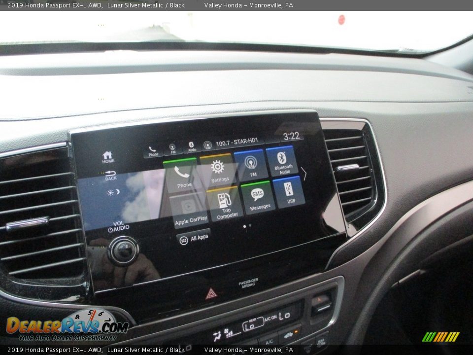 2019 Honda Passport EX-L AWD Lunar Silver Metallic / Black Photo #16
