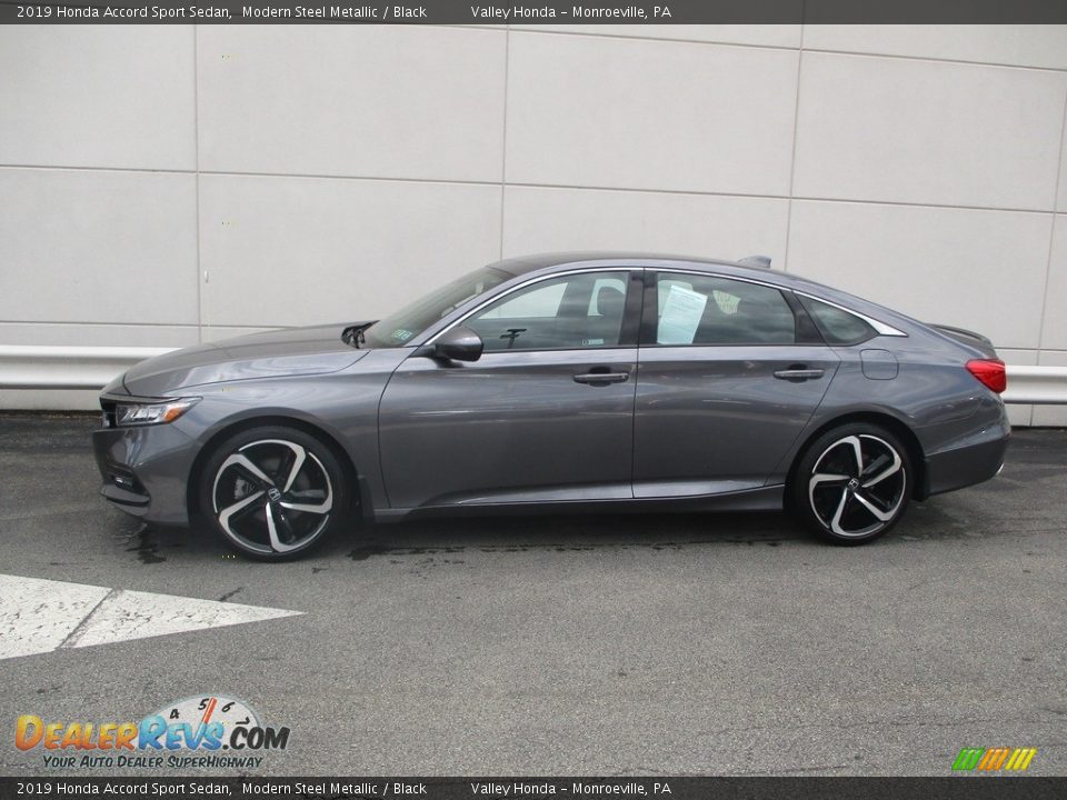 2019 Honda Accord Sport Sedan Modern Steel Metallic / Black Photo #2