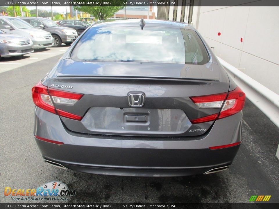 2019 Honda Accord Sport Sedan Modern Steel Metallic / Black Photo #4