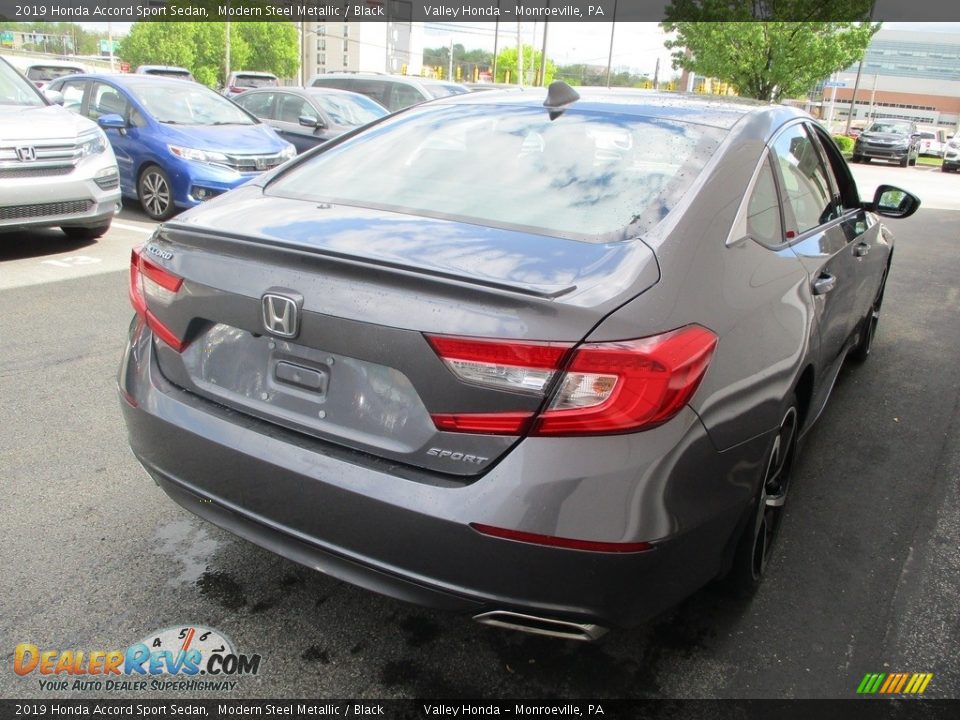 2019 Honda Accord Sport Sedan Modern Steel Metallic / Black Photo #5