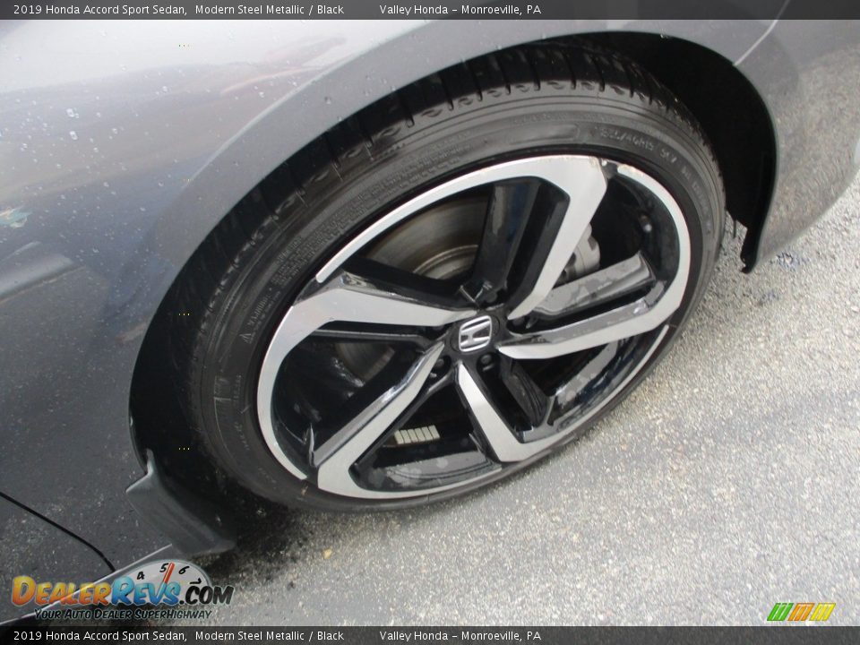 2019 Honda Accord Sport Sedan Modern Steel Metallic / Black Photo #7
