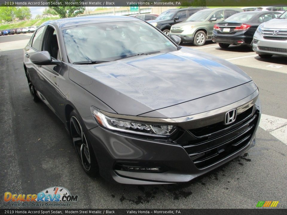 2019 Honda Accord Sport Sedan Modern Steel Metallic / Black Photo #8