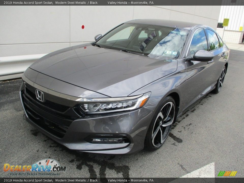 2019 Honda Accord Sport Sedan Modern Steel Metallic / Black Photo #10