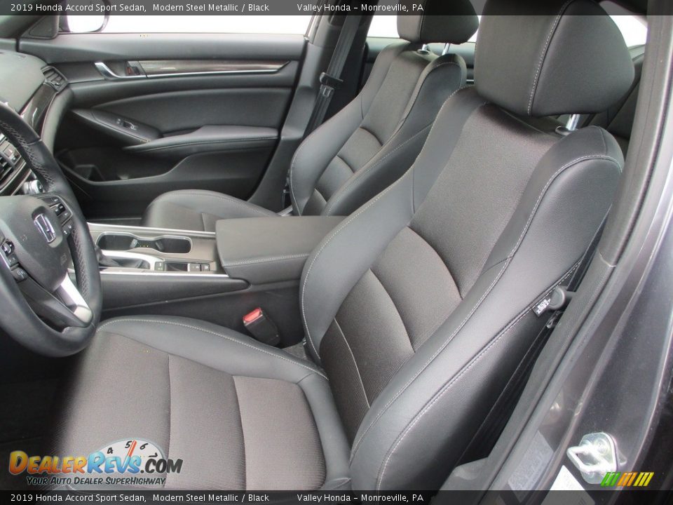 2019 Honda Accord Sport Sedan Modern Steel Metallic / Black Photo #12
