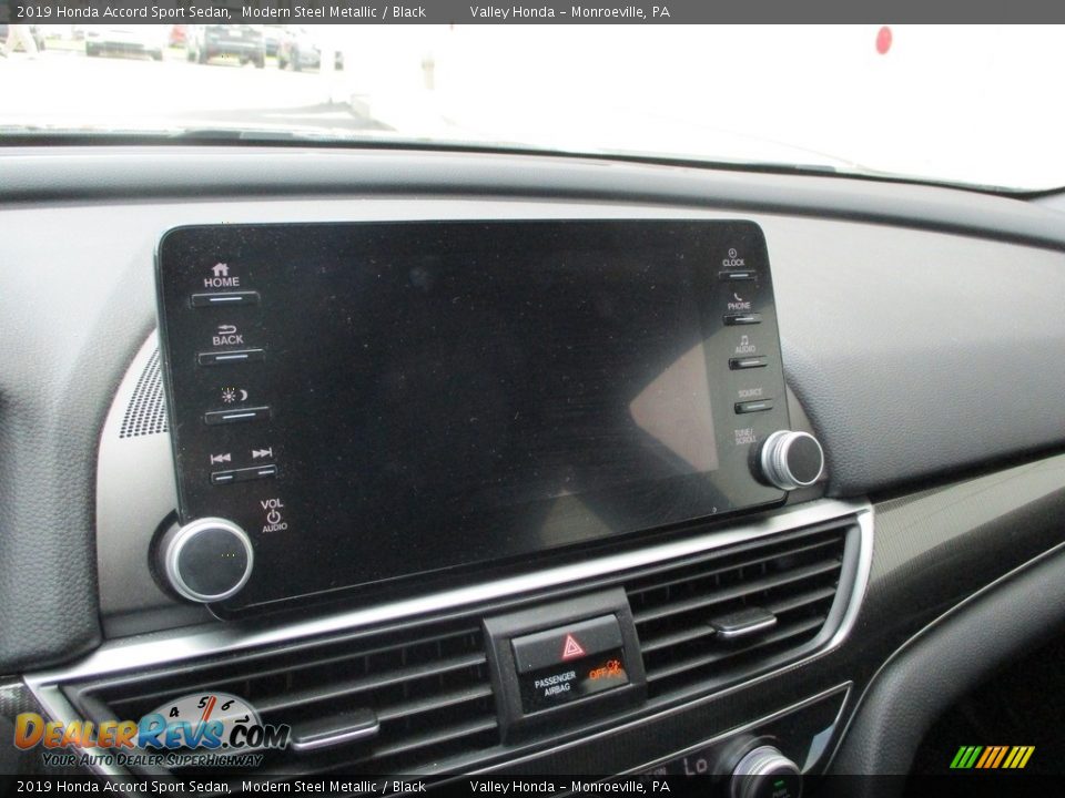 2019 Honda Accord Sport Sedan Modern Steel Metallic / Black Photo #15