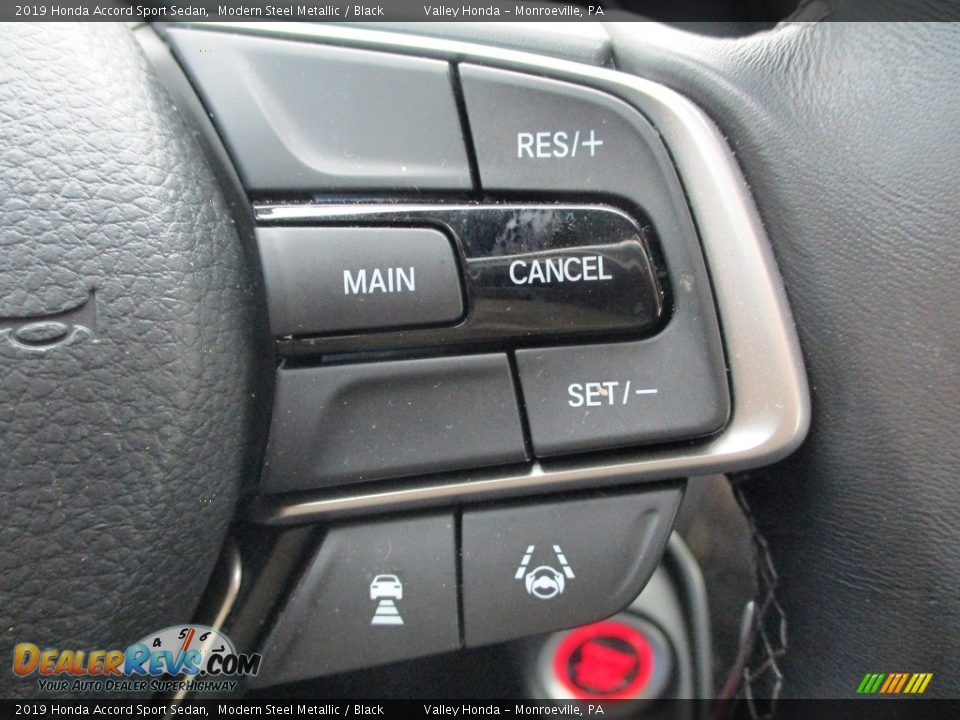 2019 Honda Accord Sport Sedan Modern Steel Metallic / Black Photo #17