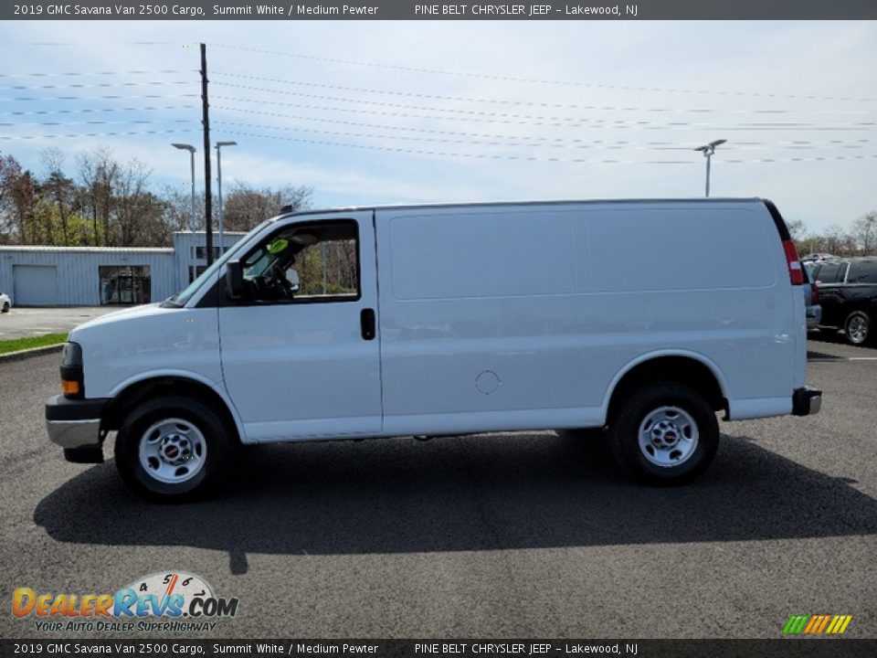 2019 GMC Savana Van 2500 Cargo Summit White / Medium Pewter Photo #10