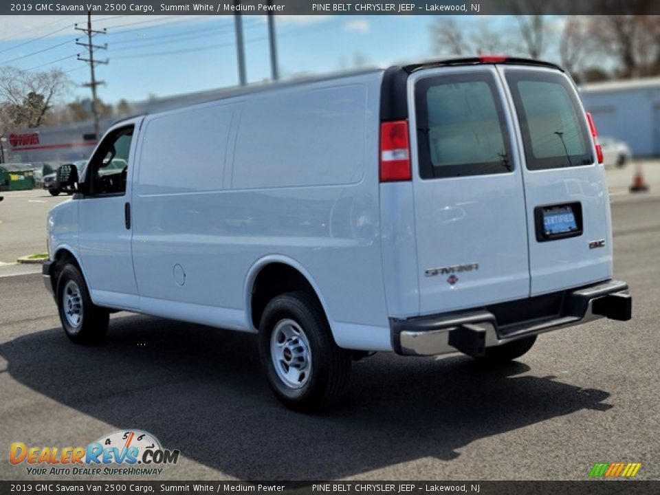 2019 GMC Savana Van 2500 Cargo Summit White / Medium Pewter Photo #12